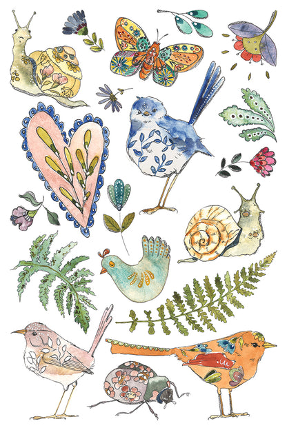 Iron Orchid Designs - Decor Transfer - Fern Fabels