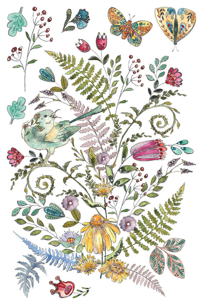 Iron Orchid Designs - Decor Transfer - Fern Fabels