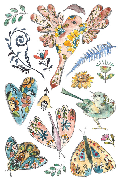 Iron Orchid Designs - Decor Transfer - Fern Fabels