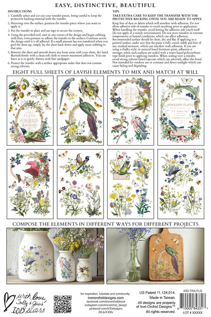 Iron Orchid Designs - Decor Transfer - Flora Greca