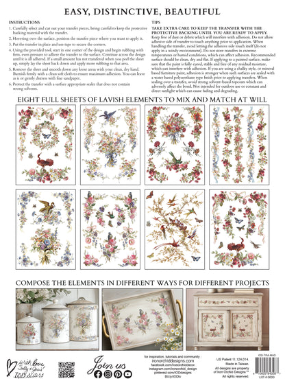 Iron Orchid Designs - Decor Transfer - Madeleine