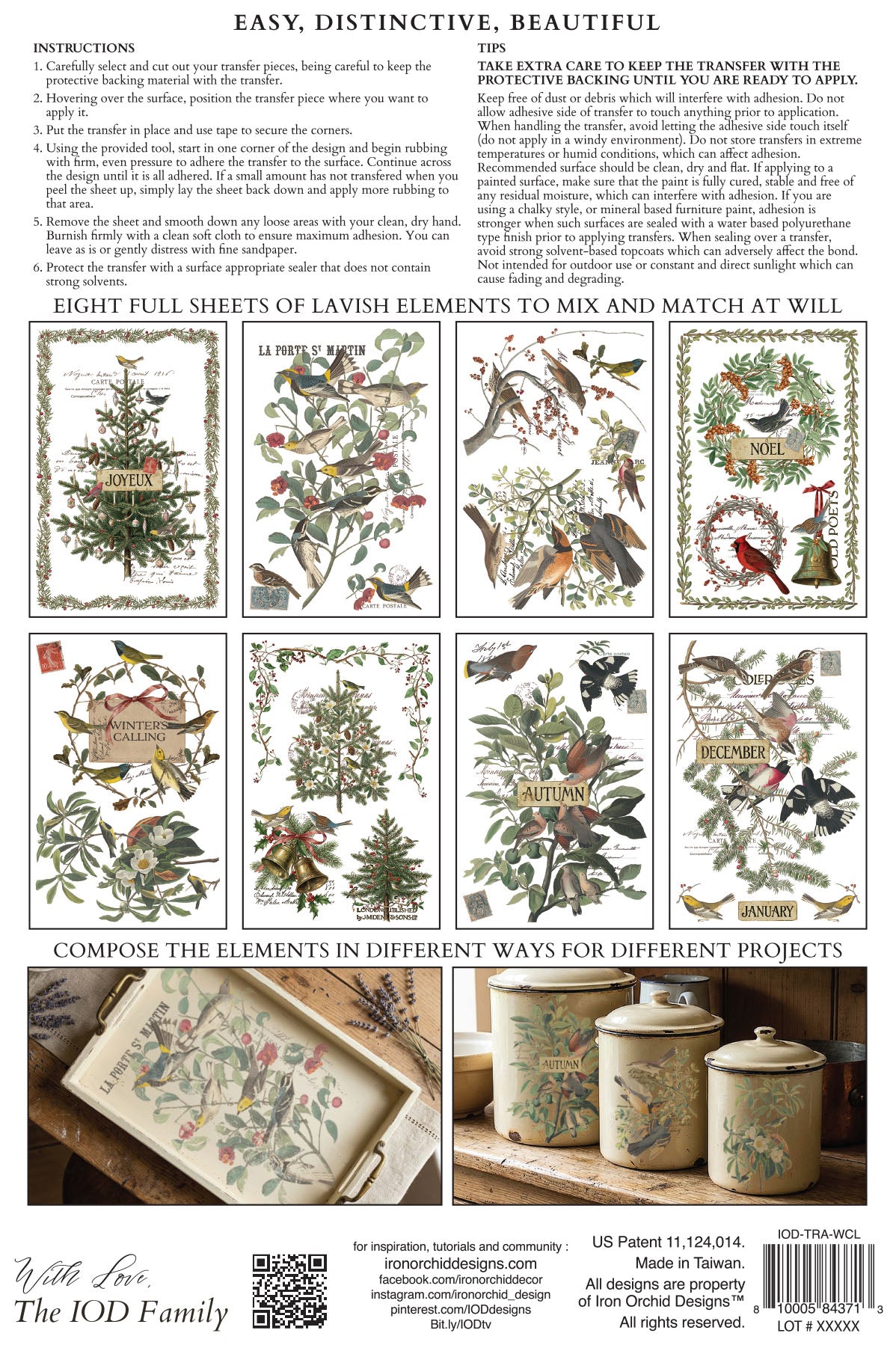 Iron Orchid Designs - Decor Transfer - Winter's Calling
