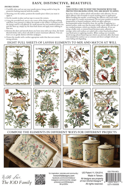 Iron Orchid Designs - Decor Transfer - Winter's Calling