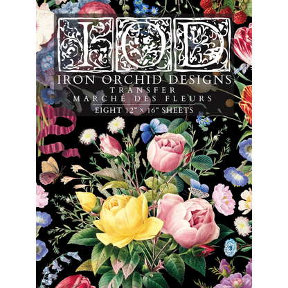 Iron Orchid Designs - Decor Transfer - Marche des Fleurs