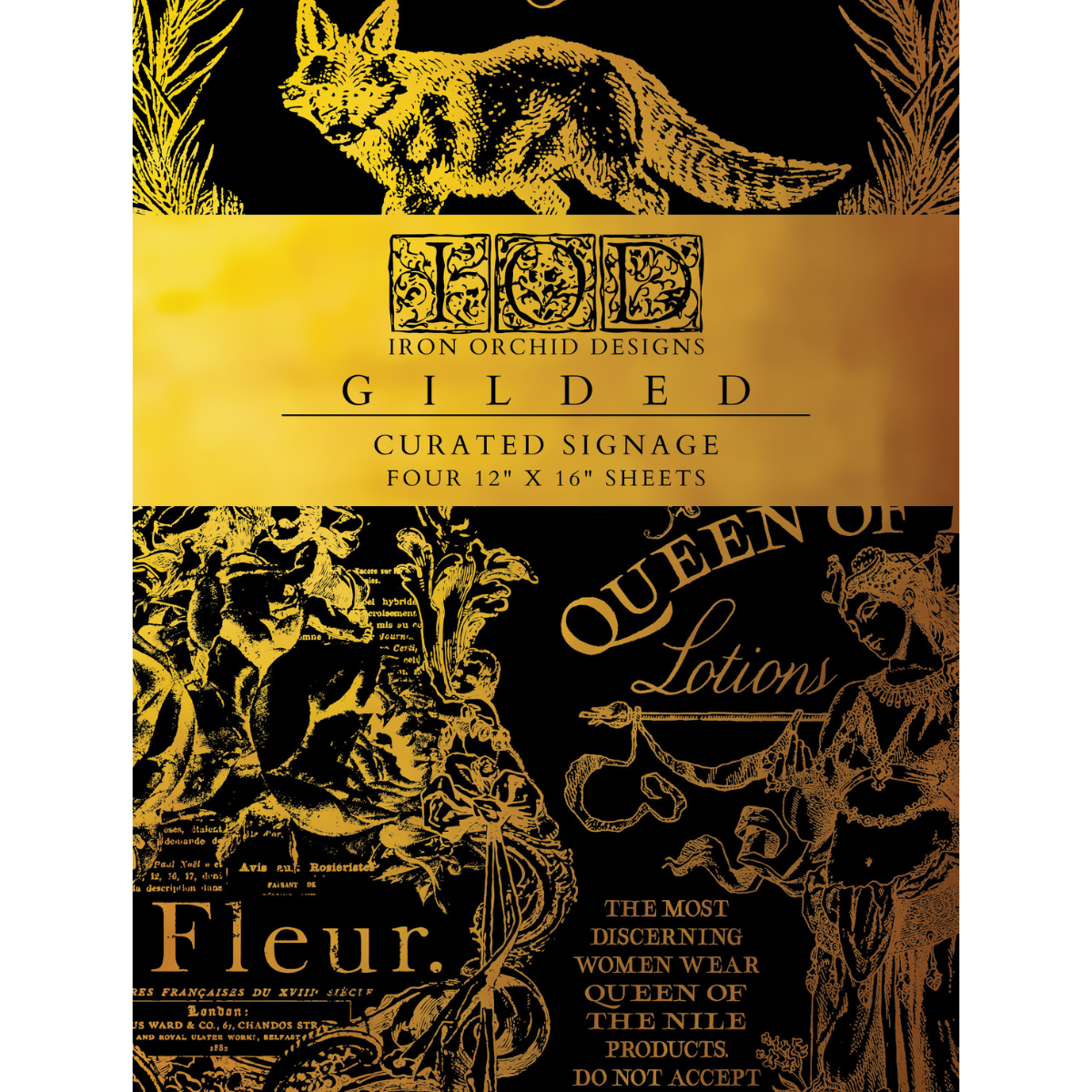 Iron Orchid Designs - Decor Transfer - Gilded Foil - Curated Signage