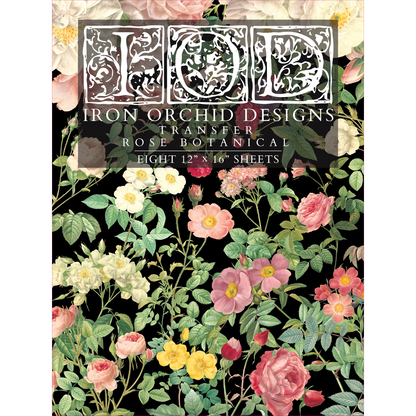 Iron Orchid Designs - Decor Transfer - Rose Botanical