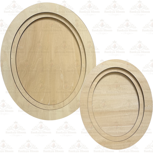 Blank - Oval Frame
