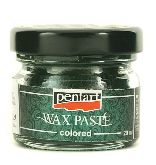 Pentart Wax Paste - Colored  - 20ml - Olive
