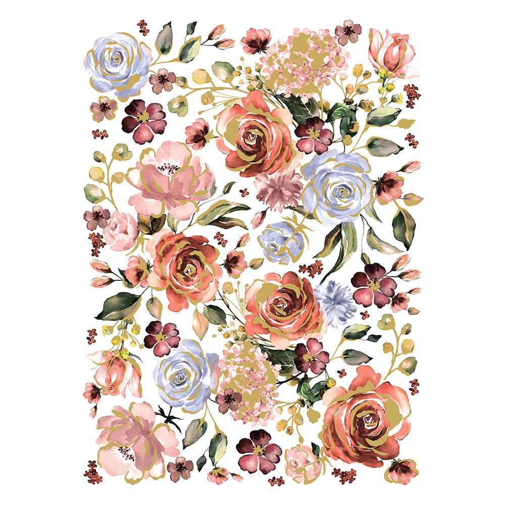 Redesign Decor Transfer - Large - Rose & Rouge