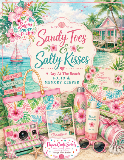 Sandy Toes & Salty Kisses Printed Folio Kit