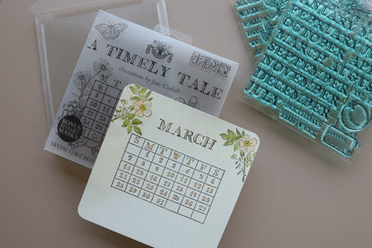 Iron Orchid Designs - Decor Stamp - A Timely Tale (6 x 6)