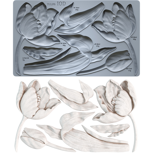 Iron Orchid Designs - Decor Mould - Tulips