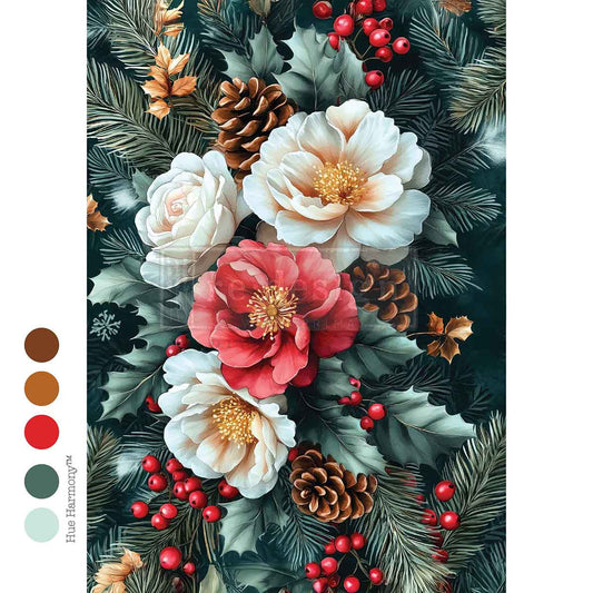 Redesign Decoupage Fiber (A4) - Winters Grace