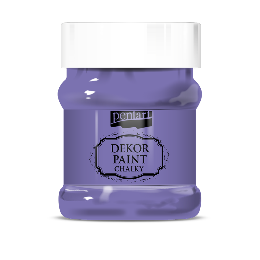 Pentart Dekor Paint Chalky -  Violet - 230ml - Rustic River Home