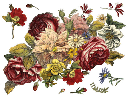 Iron Orchid Designs - Floral Anthology Decor Transfer Pad - Rustic River Home