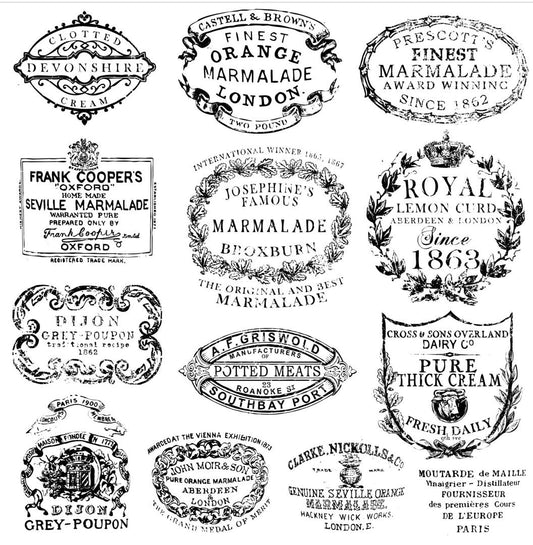 Iron Orchid Designs - Crockery Stamp - Rustic River Home