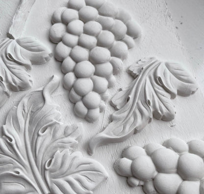 Iron Orchid Designs - Grapes Decor Mould - Rustic River Home
