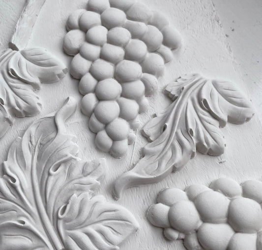 Iron Orchid Designs - Grapes Decor Mould - Rustic River Home