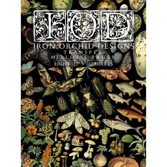 Iron Orchid Designs - Millot's Pages Decor Transfer Pad - Rustic River Home
