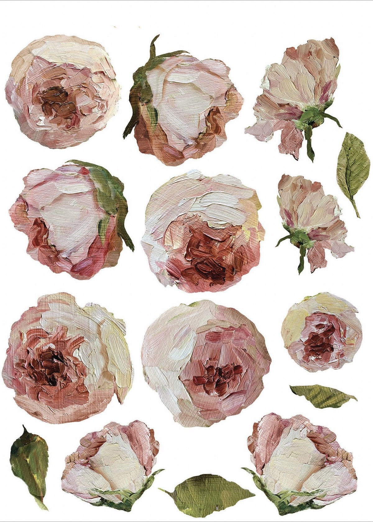 Iron Orchid Designs - Painterly Florals Decor Transfer Pad - Rustic River Home