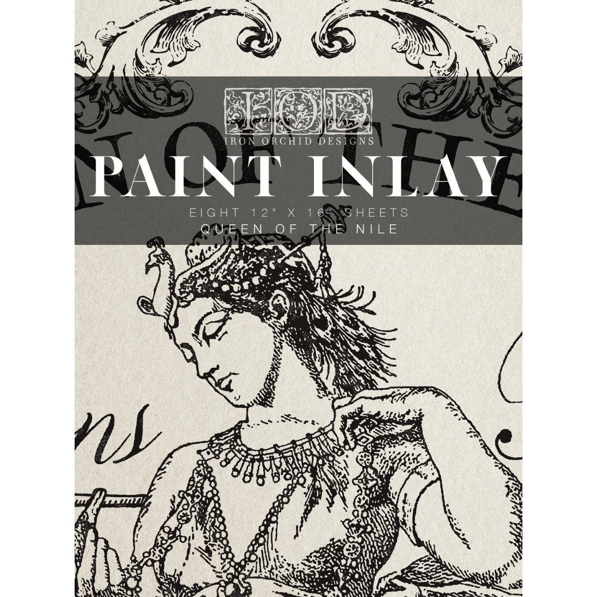 Iron Orchid Designs - Queen of the Nile Paint Inlay - Rustic River Home