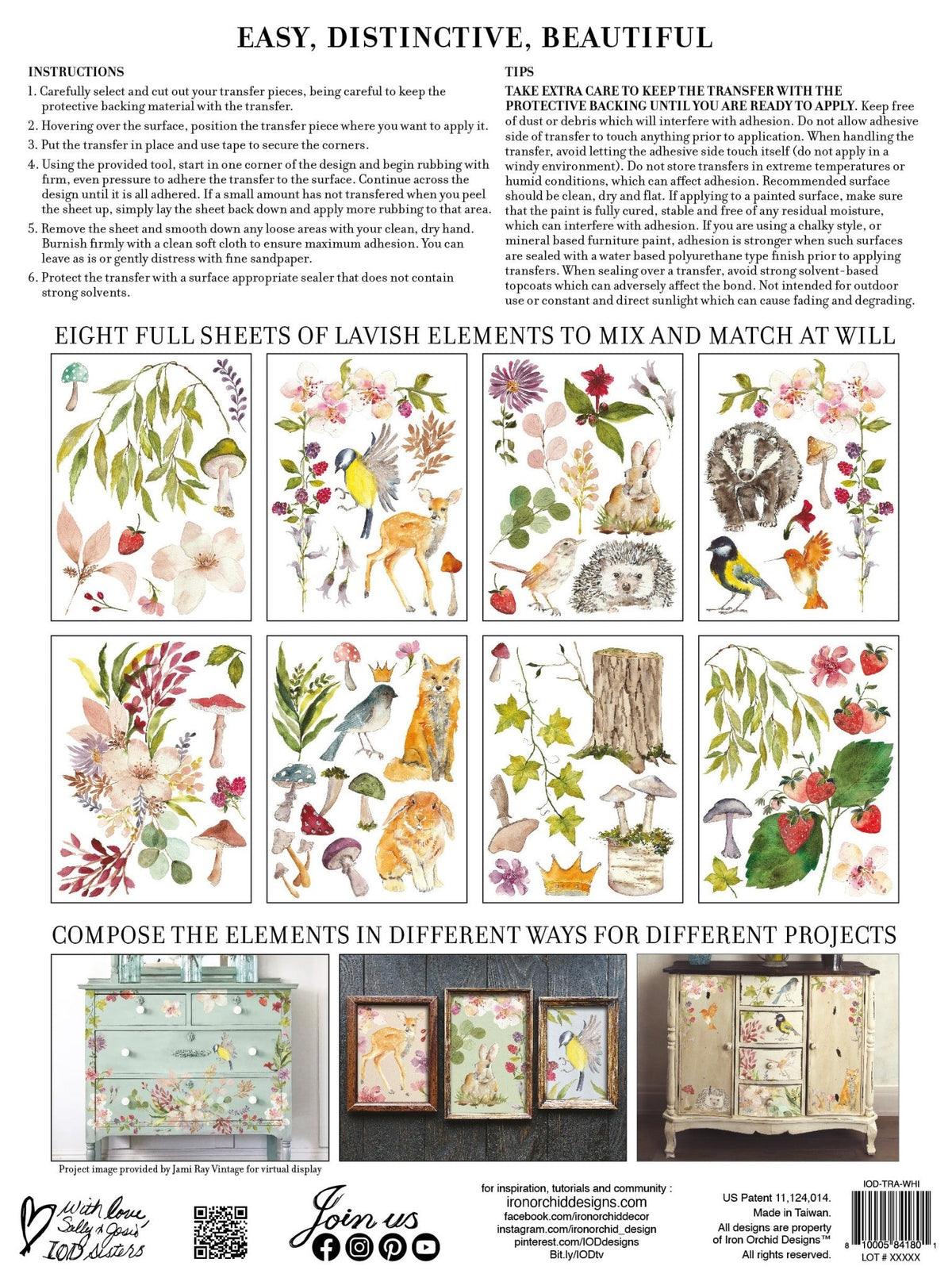 Iron Orchid Designs - Whispering Willow Decor Transfer Pad - Rustic River Home