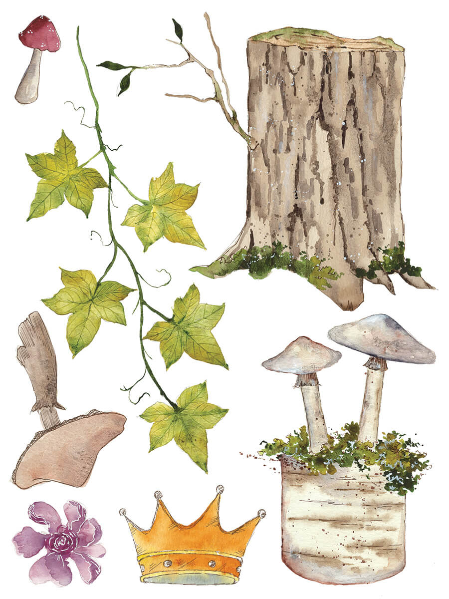Iron Orchid Designs - Whispering Willow Decor Transfer Pad - Rustic River Home