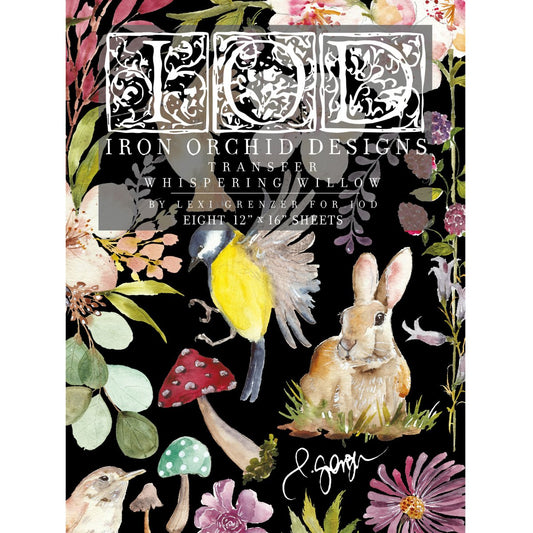 Iron Orchid Designs - Whispering Willow Decor Transfer Pad - Rustic River Home
