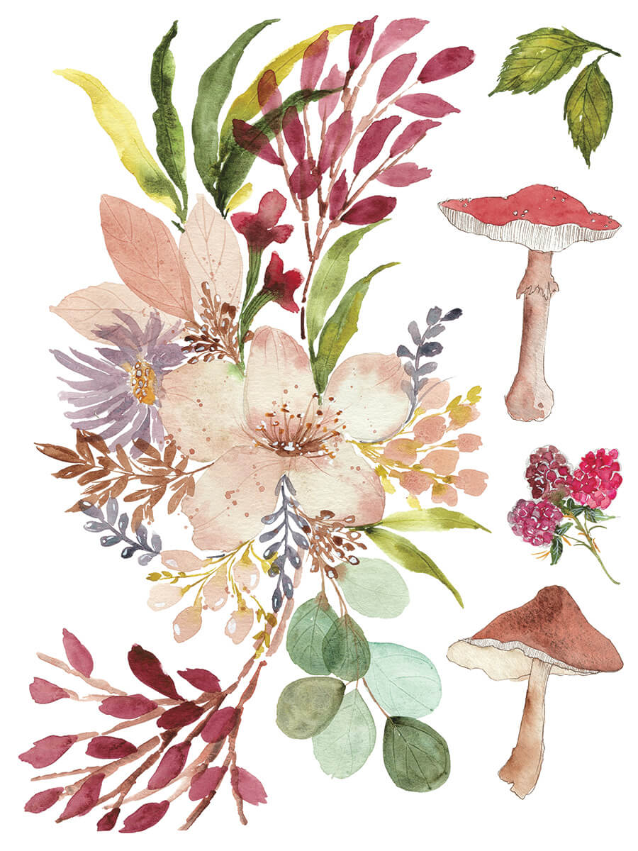 Iron Orchid Designs - Whispering Willow Decor Transfer Pad - Rustic River Home