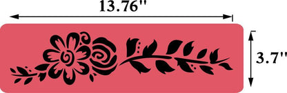 JRV Stencil - Long Flower Set - Rustic River Home