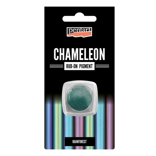Pentart Chameleon Rub-on Pigment - Rainforest - Rustic River Home