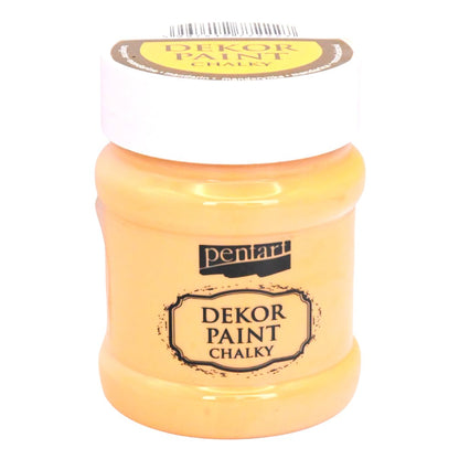 Pentart Dekor Chalk Paint - Tangerine - 230ml - Rustic River Home